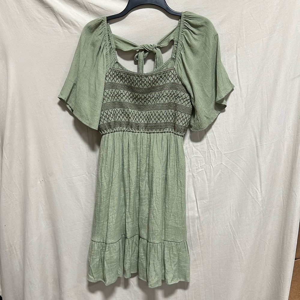 Blu Pepper embroidered mini dress